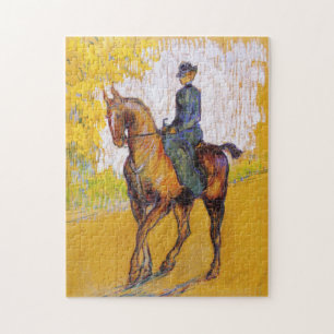 Mulher de Toulouse-Lautrec no quebra-cabeça do