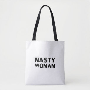 "Mulher desagradável" preto branco - Tote Bag