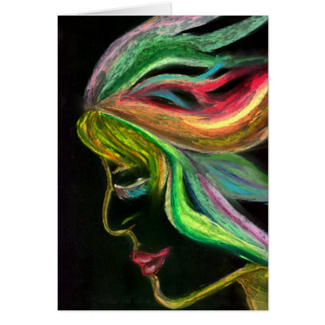 Mulher do cartão claro (Frente)