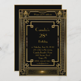 Mulher do convite de aniversário, grande Gatsby,