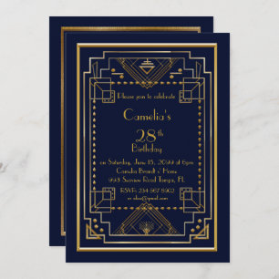 Mulher do convite de aniversário, grande Gatsby,