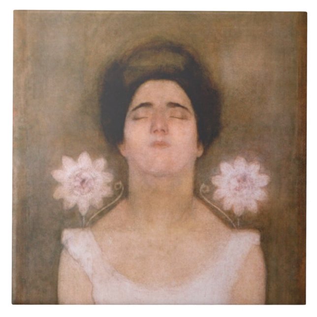 Mulher do Passionflower (por Piet Mondrian) (Frente)