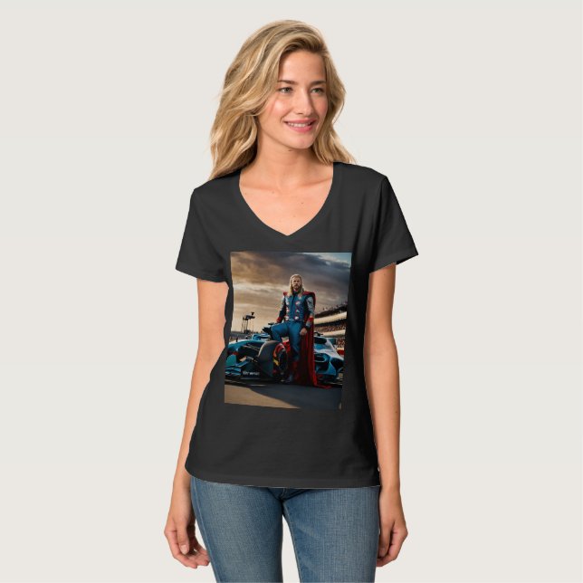 Mulher e camiseta (Frente Completa)