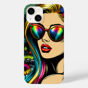 Mulher e Papagaio no Parque Pop Art