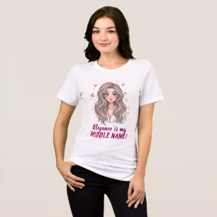 Mulher Elegante com Cabelo Fluente