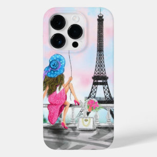 Mulher Em Paris Eiffel Tower Painting Modern