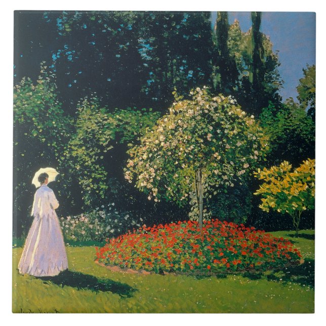 Mulher em um Jardim, Monet (Frente)