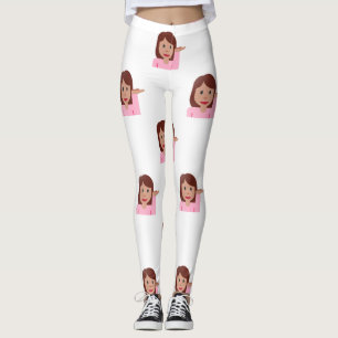 mulher emoji leggings