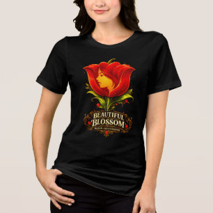 Mulher Floral Rosto Arte Botânica Vintage