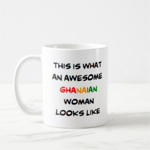 mulher ghanaian, caneca de café incrível
