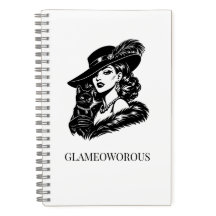Mulher Glamurosa com Ilustração de Moda de Gato