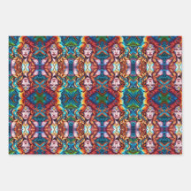 Mulher Guerreira Psicodélica