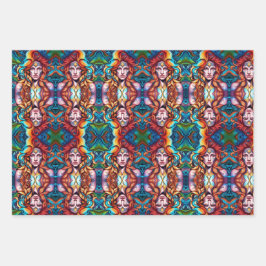 Mulher Guerreira Psicodélica