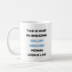 mulher gullah geechee, caneca de café incrível