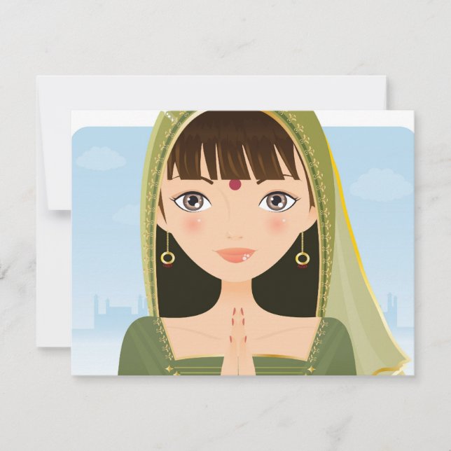 mulher indiana (Frente)