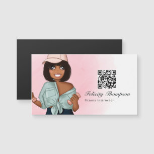 Mulher instrutora de Malhação moda