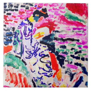 Mulher japonesa ao lado da água, Matisse