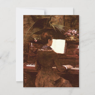 Mulher Jogando Piano