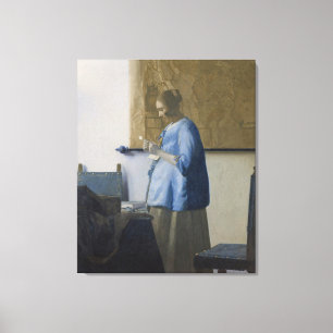 Mulher lendo uma letra, c.1662-63 (óleo na canvas