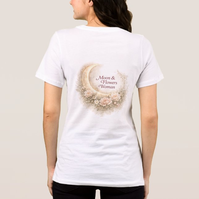Mulher Lua e Flores (Verso)