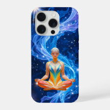 Mulher Meditativa com Energia Fluente