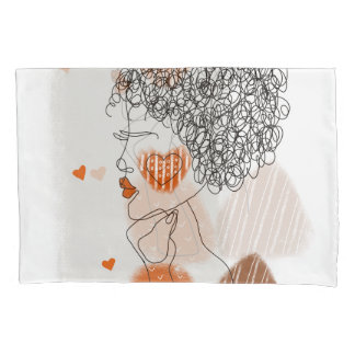 Mulher Moda: Linhas Pretas Gráficas