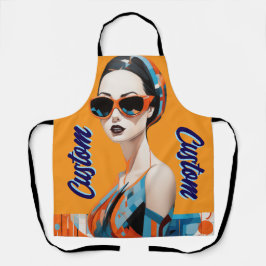 Mulher moderna Chic, elegância geométrica