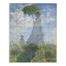 Mulher Monet com Parasol