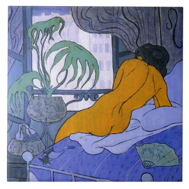Mulher na Sala Azul (por Paul Ranson) (Frente)