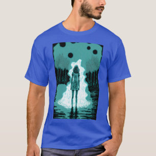 Mulher no Lago Camisa Psicodélica Sonhadora