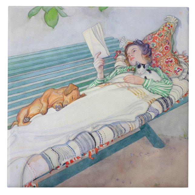 Mulher que encontra-se em um banco, 1913 (w/c no (Frente)