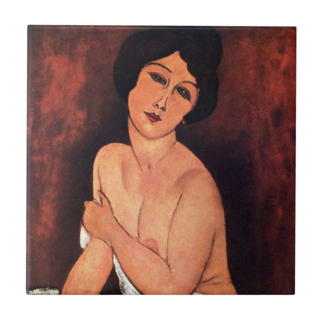 Mulher Sentada Grande de Amedeo Modigliani (Frente)