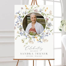 Mulher-sinal de boas-vindas do Funeral Wildflower,