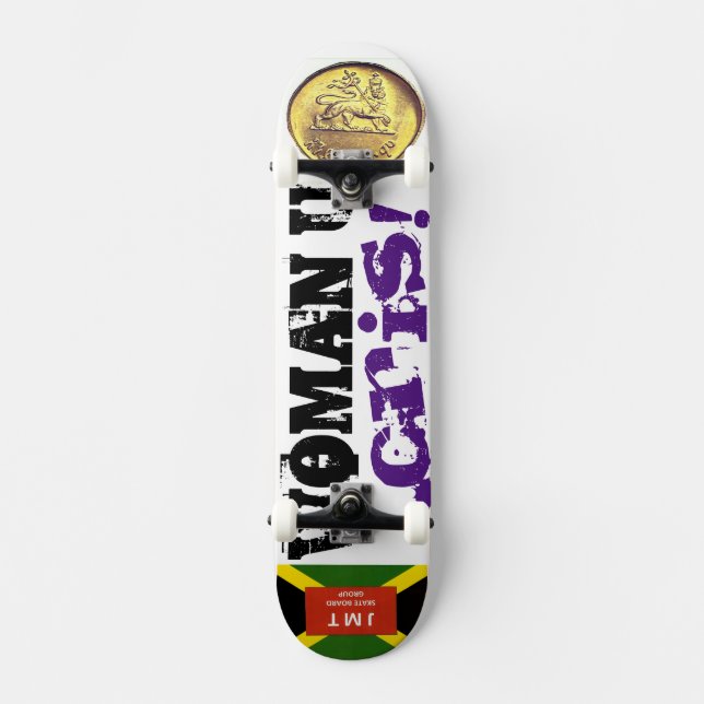 MULHER U CRIS Skateboard (Frente)