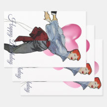 Mulher-Vintage de 1950 na Cinza Blusa