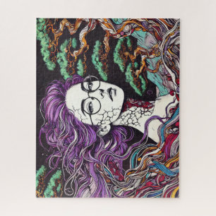 Mulher Witchy 500 Piece Quebra-cabeça