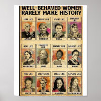 Mulheres bem comportadas raramente fazem poster da