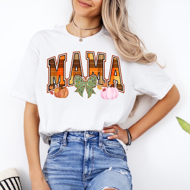 Mulheres Bonitas Meninas Modernas Camisa Caem Tipo (Fall Mama Shirt)
