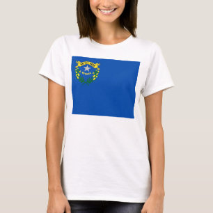 Mulheres Camisetas com Bandeira do Estado de Nevad