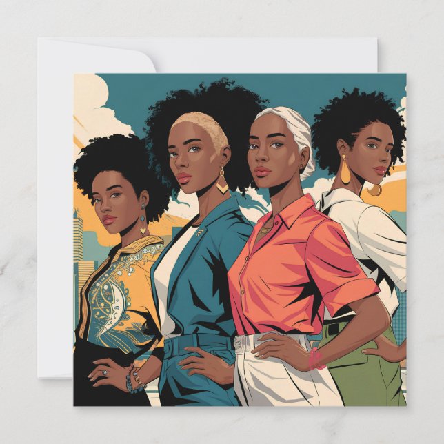 Mulheres com Força na Moda Urbana (Frente)