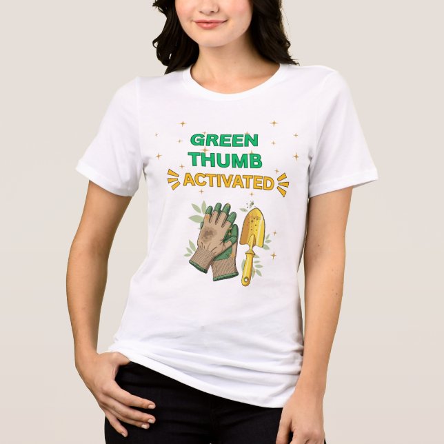 MULHERES COM POLEGAR VERDE ATIVADO JARDIM BRANCO (Frente)