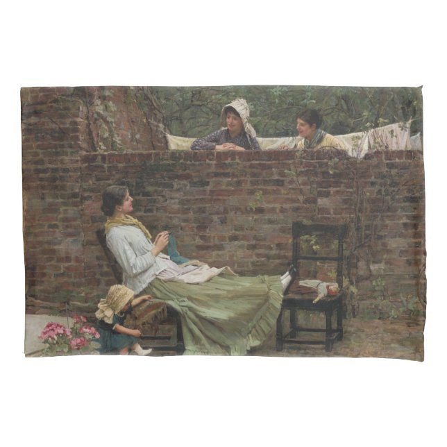 Mulheres conversando sobre o Muro do Jardim (Gossi (Frente-Esquerda)