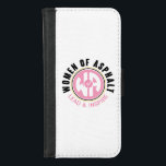 Mulheres da Capa de telefone de Wallet de Asfalto<br><div class="desc">Mulheres da Capa de telefone de Wallet de Asfalto</div>