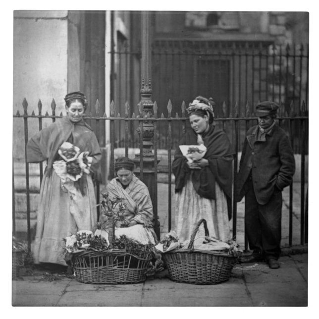 Mulheres da flor do jardim de Covent, 'da vida de (Frente)