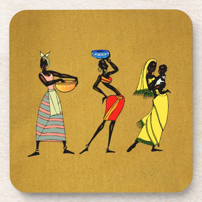 Mulheres da Porta copos da África (Frente)
