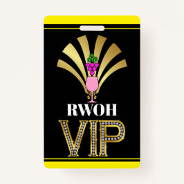 Mulheres de verdade... Crachá Lanyard