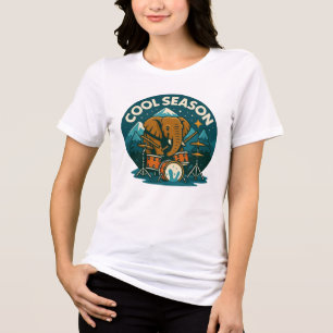 Mulheres Design de Drummer Gráfico de Elefantes da