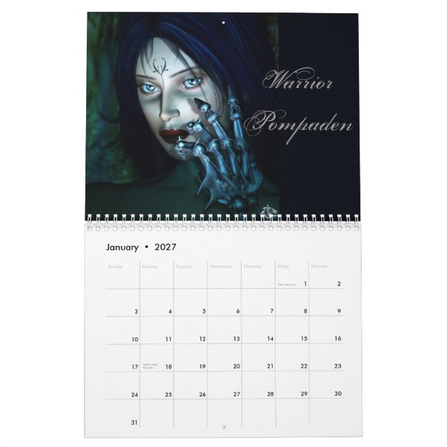 Mulheres do calendário do poder (Jan 2027)