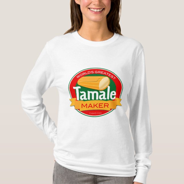 Mulheres do fabricante do tamale do mundo a camisa (Frente)
