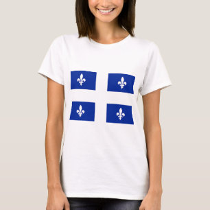 Mulheres em Camisas com Bandeira do Quebec, Canadá